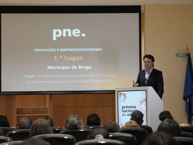 Braga vence Prémio Nacional da Educação com projecto inovador de participação escolar