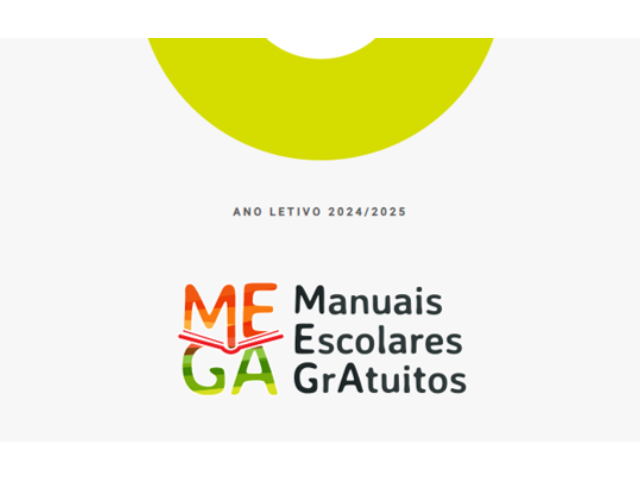 Informação de acesso aos manuais escolares gratuitos Ano letivo 2024/25