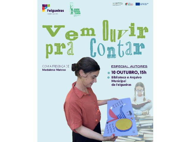 Queres brincar aos sons? Com o “Livro CLAP” e com a Madalena Matoso? Esperamos por ti...