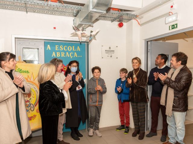 Inauguração da Biblioteca da Escola Básica da Flamenga