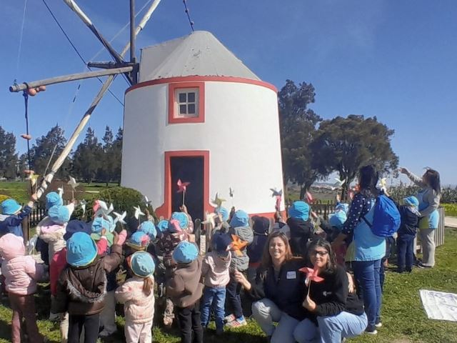 Alunos do concelho assinalam Dia Nacional do Ar com ecovisitas ao moinho do PUSIA