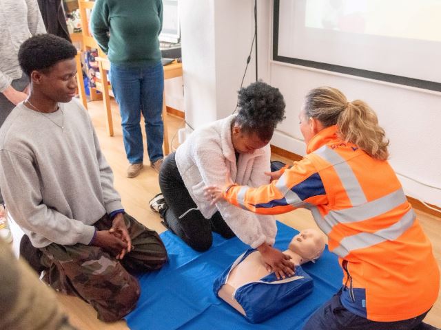 Ação de sensibilização na Escola Secundária de Camarate