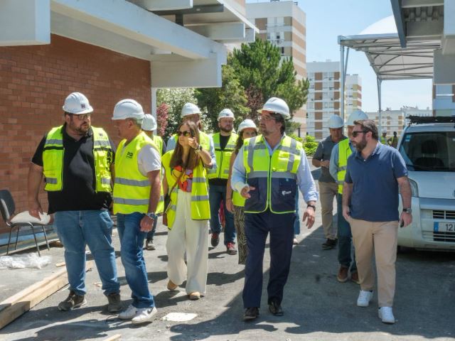 Requalificação da Escola Gaspar Correia em fase final de conclusão
