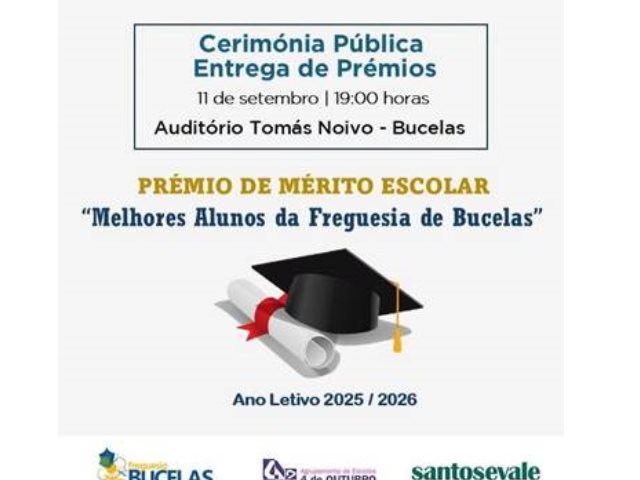 Prémio «Melhores Alunos da Freguesia de Bucelas»