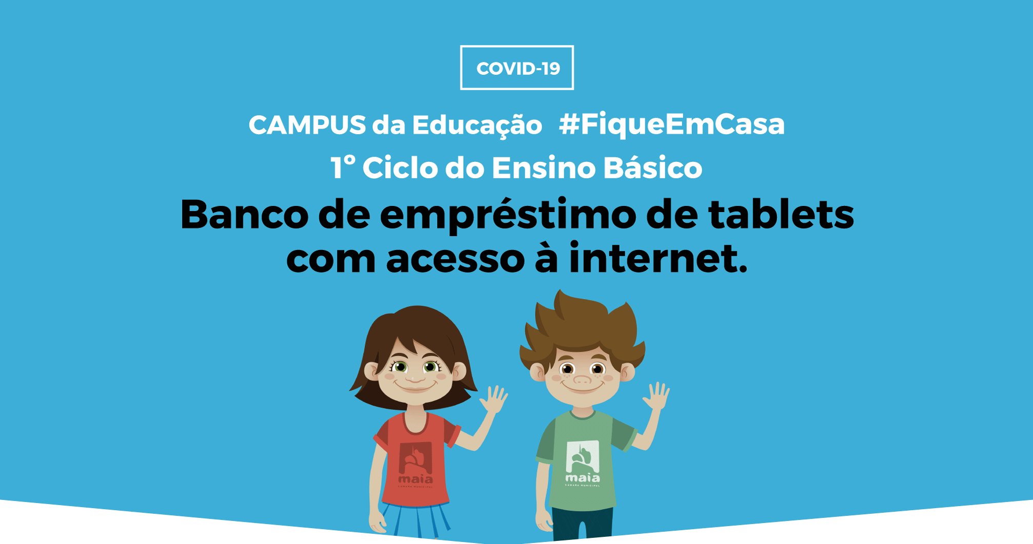 Câmara da Maia lança banco de empréstimo de tablets a alunos do 1º ciclo