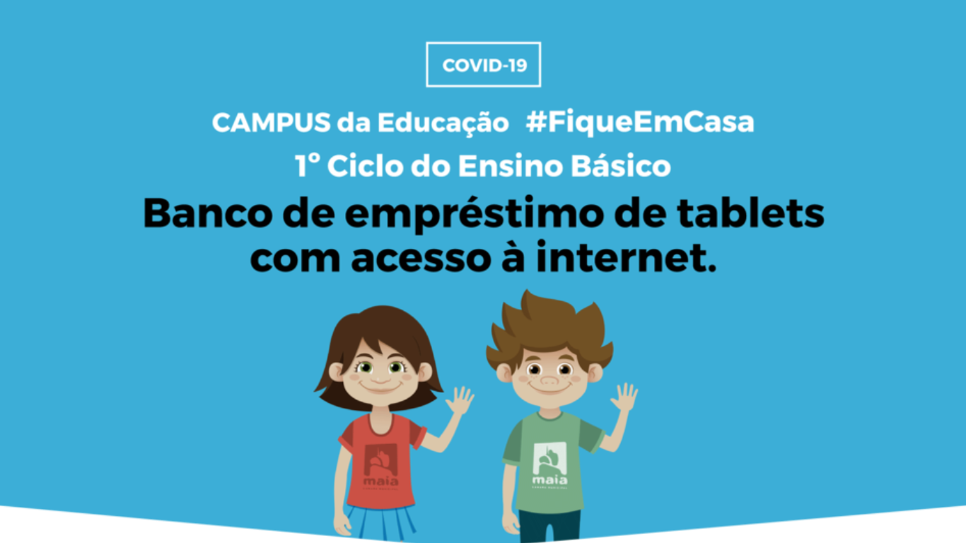 Câmara da Maia lança banco de empréstimo de tablets a alunos do 1.º ciclo