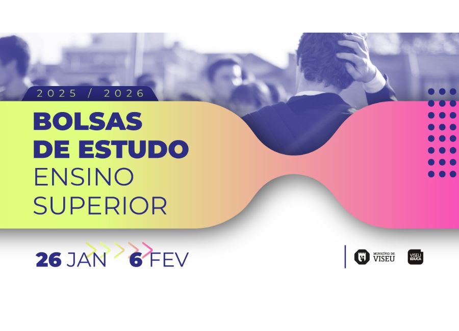 Município de Viseu abre, a 26 janeiro, candidaturas às Bolsas de Estudo do Ensino Superior