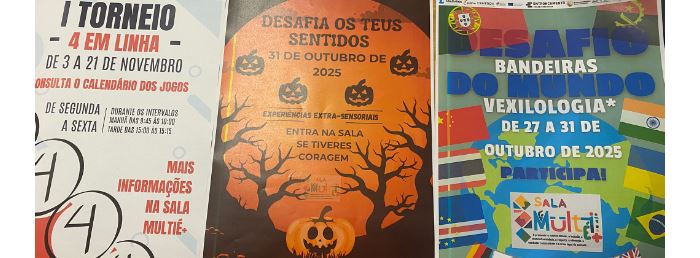 Educação | Ano letivo 2025/2026 | PEDIME 4 | Equipa MultiÉ+ | Atividades desenvolvidas | Set./Out./Nov. | EBDRA