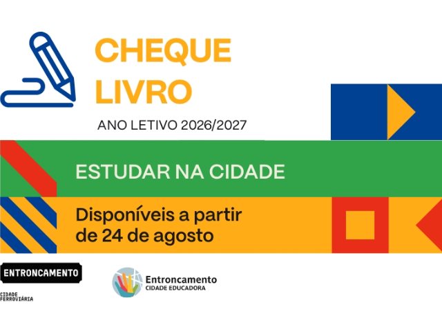 Levantamento dos Cheques-livro para os alunos do 1º Ciclo do Ensino Básico Público | 24 de agosto a 31 de outubro