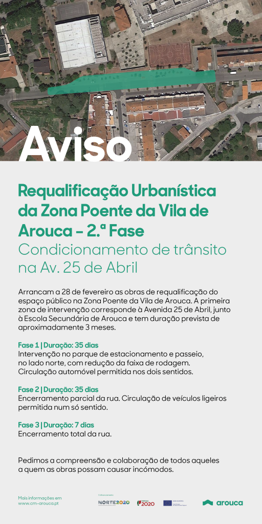 Condicionamentos de trânsito na Avenida 25 de Abril