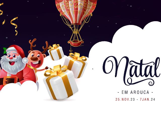 Luzes de Natal acendem a 26 de novembro em Arouca