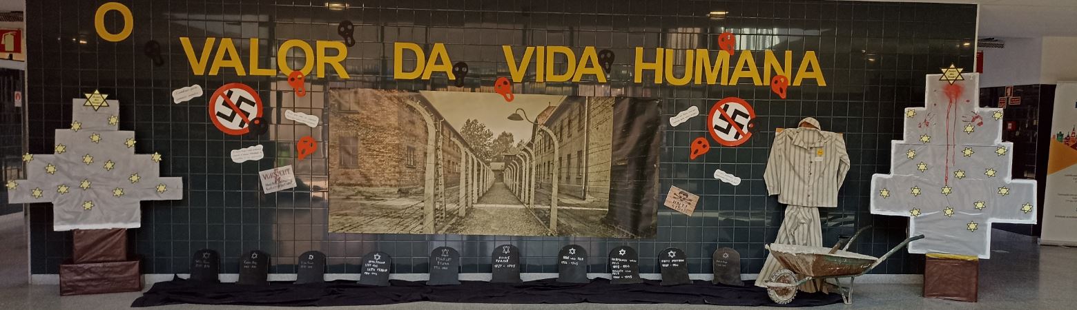 Iniciativa de alunos/as do 8.º ano da EB e Secundária D. Dinis convida comunidade educativa a refletir sobre "O valor da vida humana:pensar global, agir local"