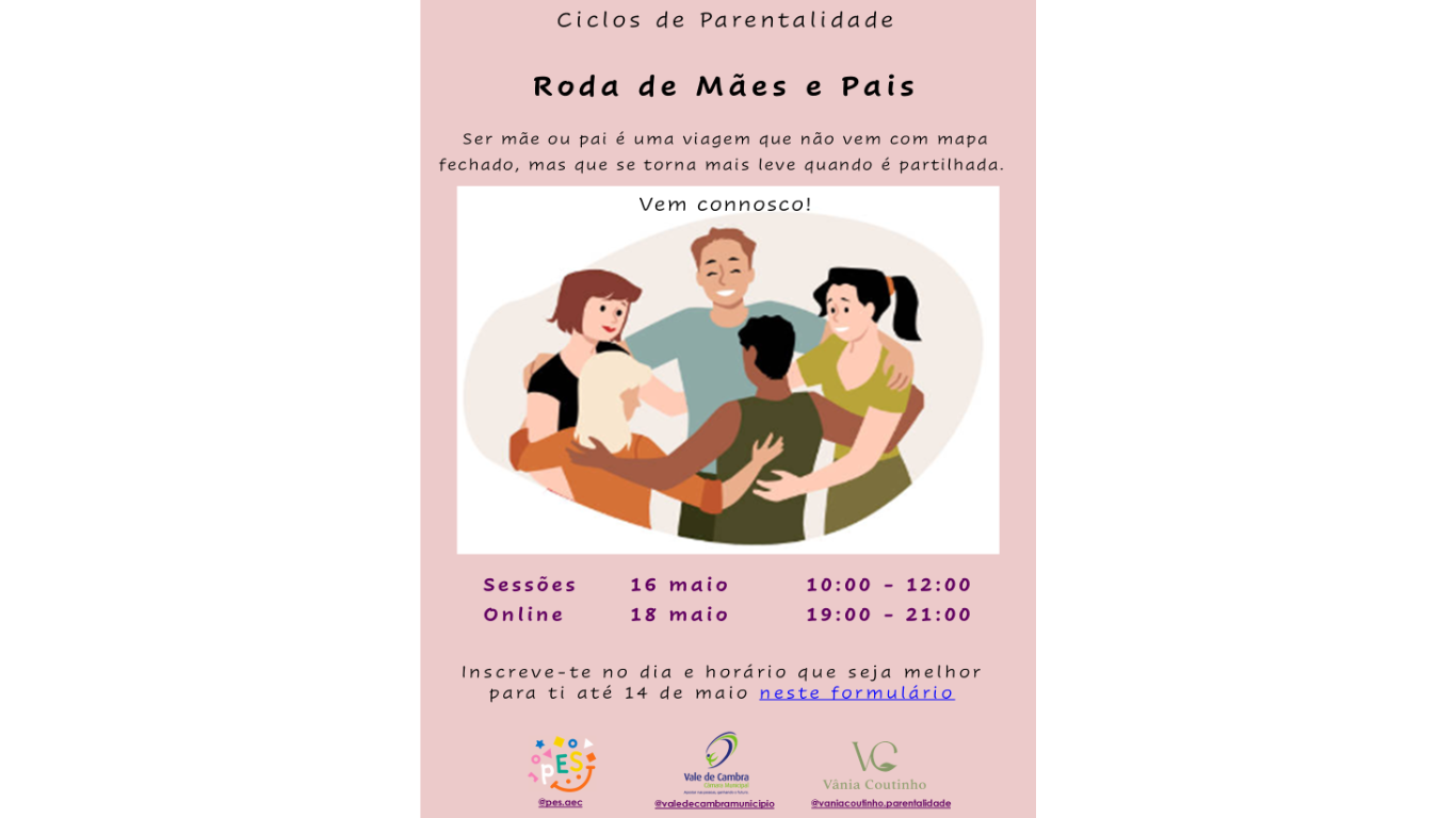 Ciclos de Parentalidade: Roda de Mães e Pais 16 | 18 de maio
