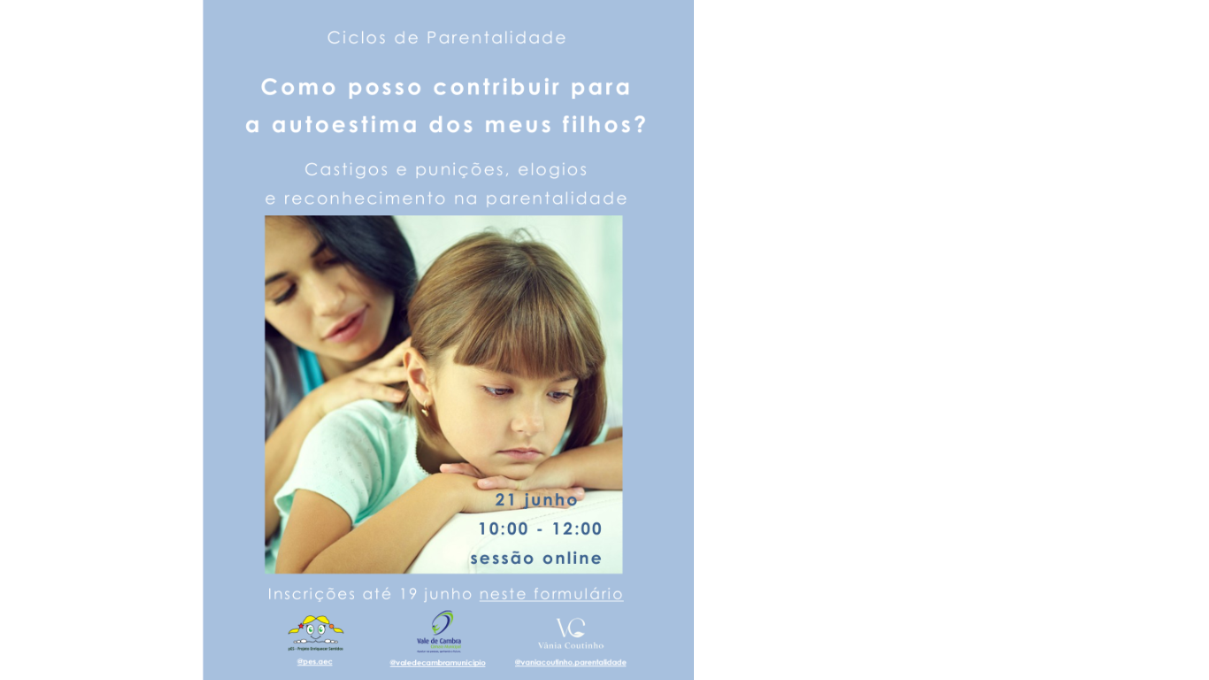Sessão online sobre parentalidade - 21 de junho de 2025