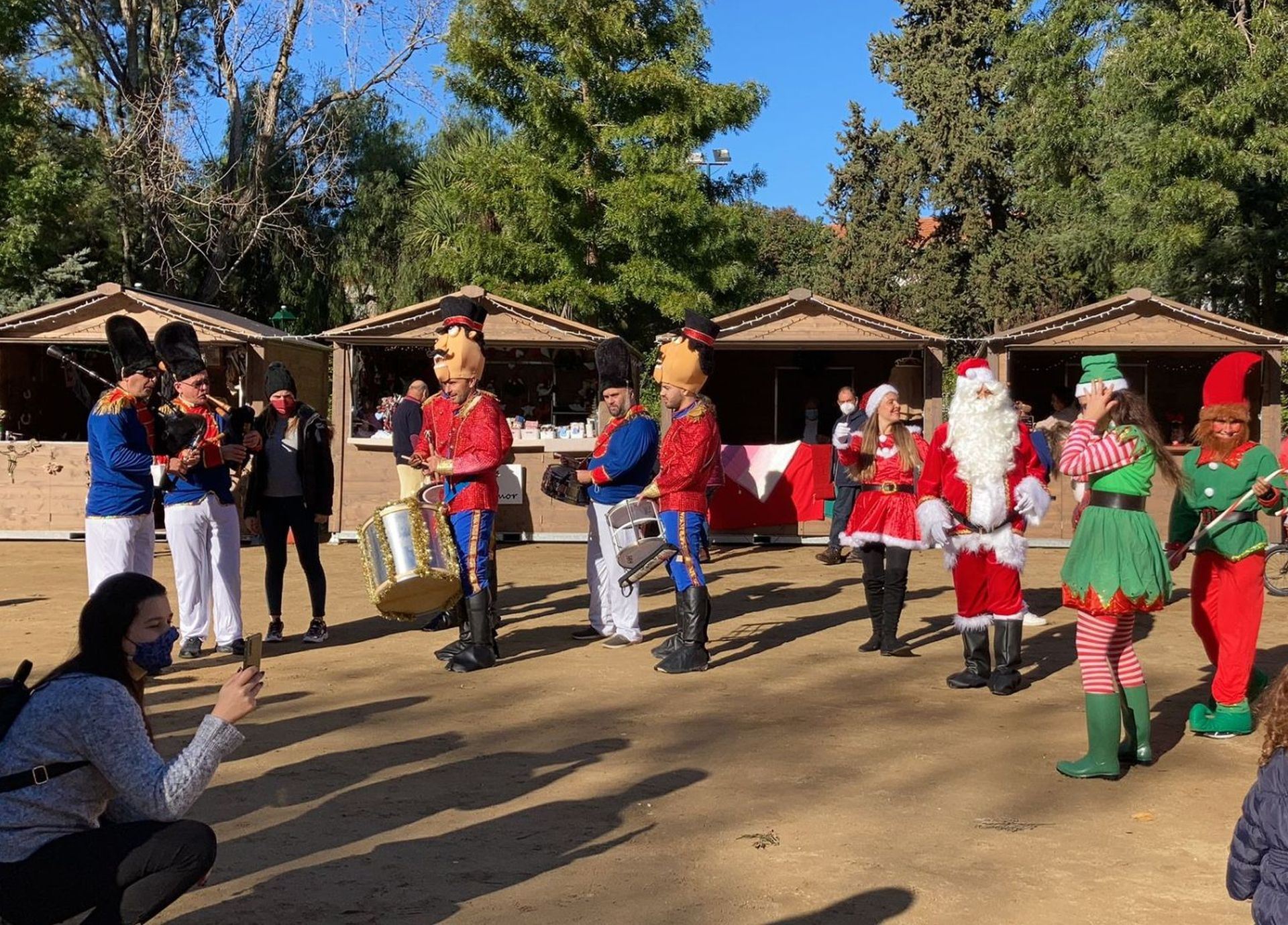 Jardim de Natal já decorre com muita animação no Jardim Público de Évora