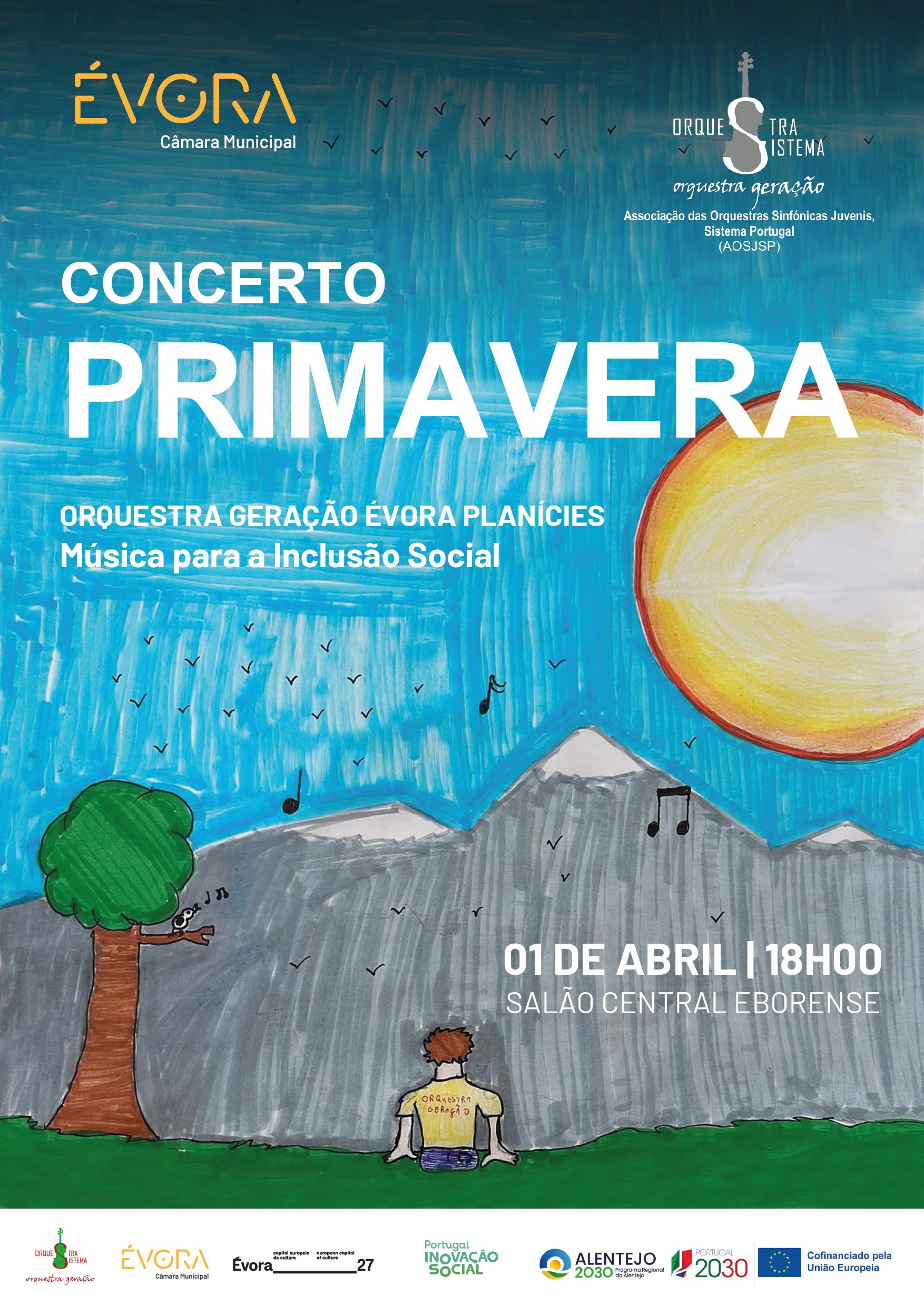 Orquestras Juvenis de Évora dão concertos para celebração da Primavera e Páscoa